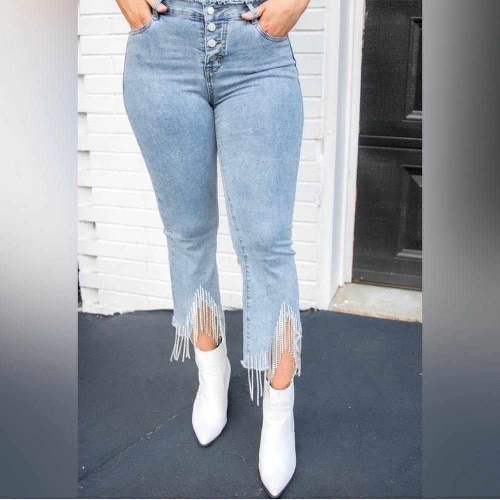 *NWT Juliana’s|Rhinestone Denim|Size Large